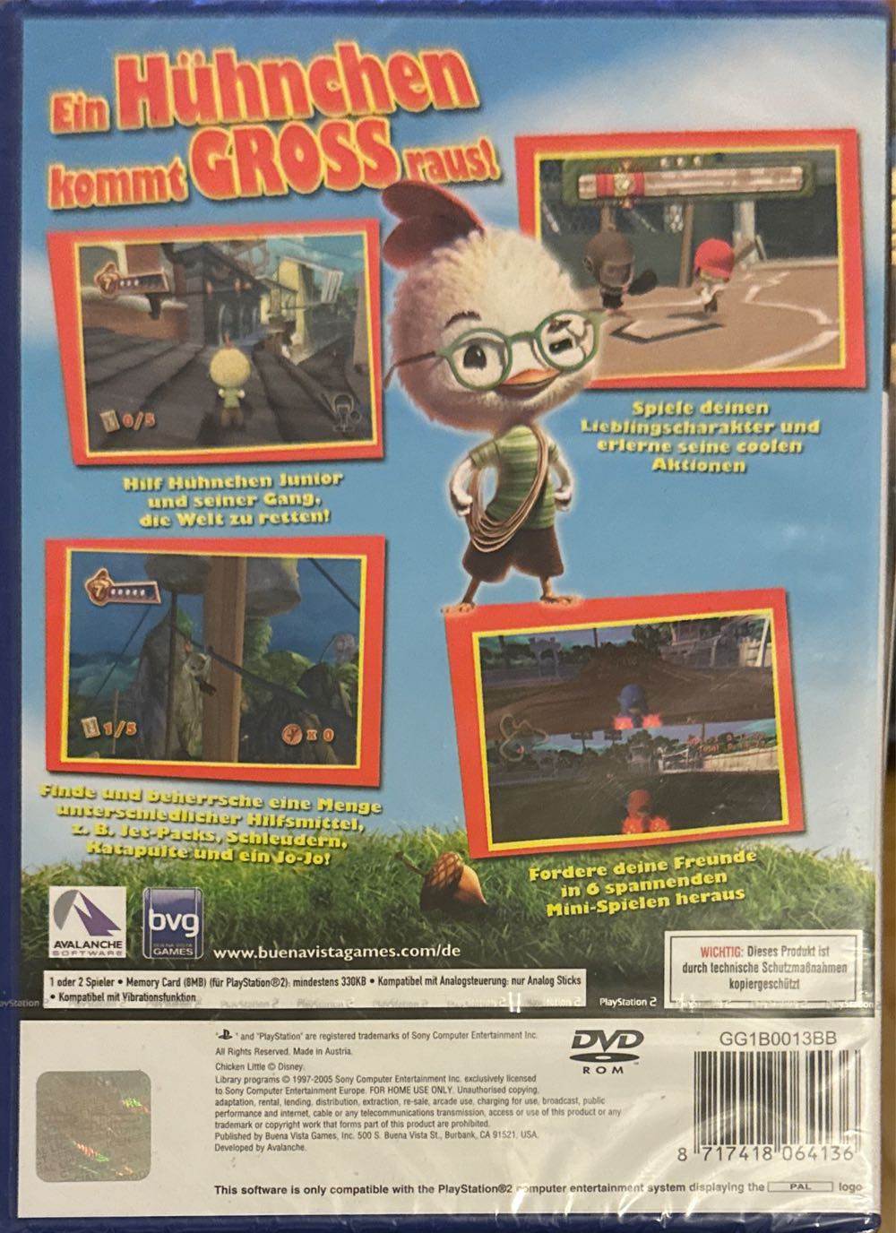 Himmel Und Huhn - Sony PlayStation 2 (PS2) video game collectible [Barcode 8717418064136] - Main Image 2