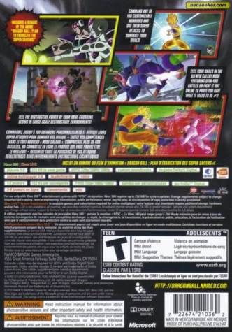 Dragon Ball Z Raging - Microsoft Xbox 360 video game collectible - Main Image 2