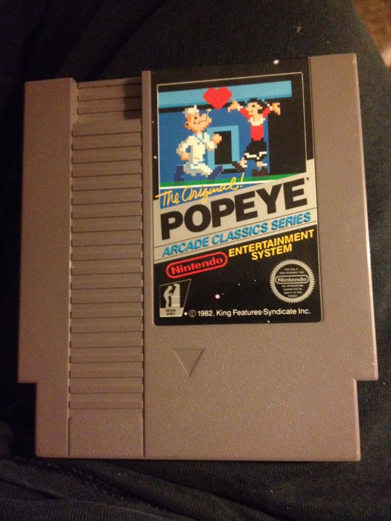 The Original Popeye - Nintendo Entertainment System (NES) video game collectible - Main Image 1