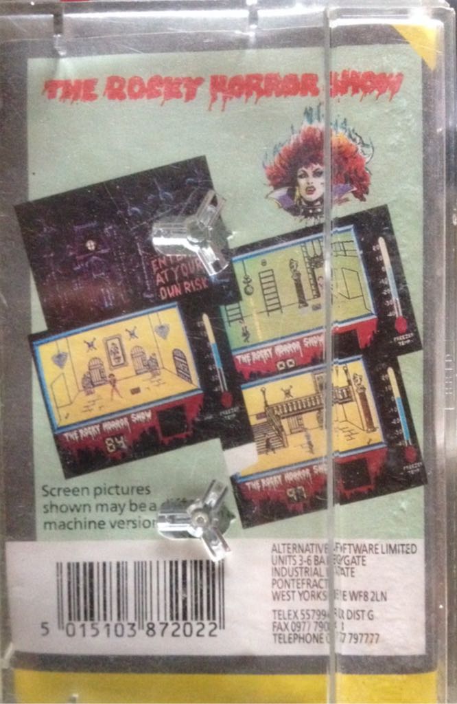 The Rocky Horror Show - Sinclair ZX Spectrum (Alternative Software - 1) video game collectible [Barcode 5015103872022] - Main Image 2