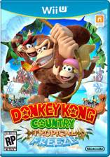 Donkey Kong Tropical Freeze - Nintendo Wii U video game collectible - Main Image 1