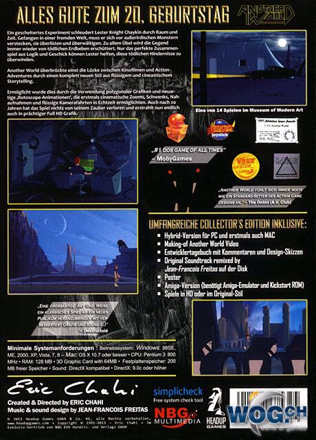 Another World: 15th Anniversary Edition - PC (Interplay - Single-Player) video game collectible [Barcode 5060143480065] - Main Image 2