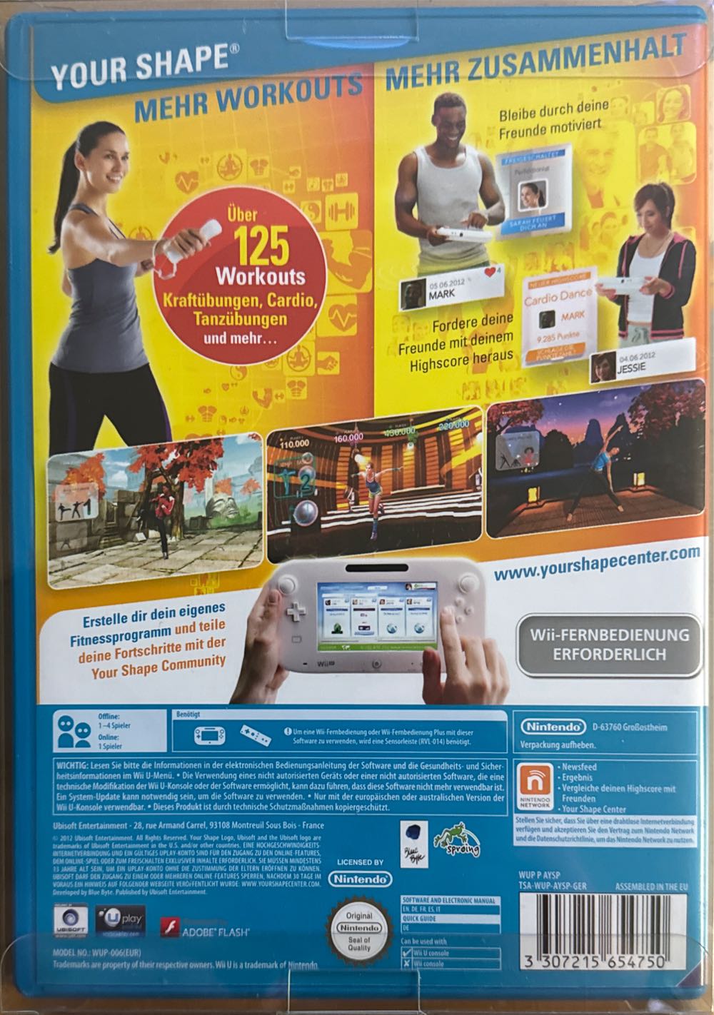 Your Shape Fitness Evolved 2013 - Nintendo Wii U video game collectible [Barcode 3307215654750] - Main Image 2