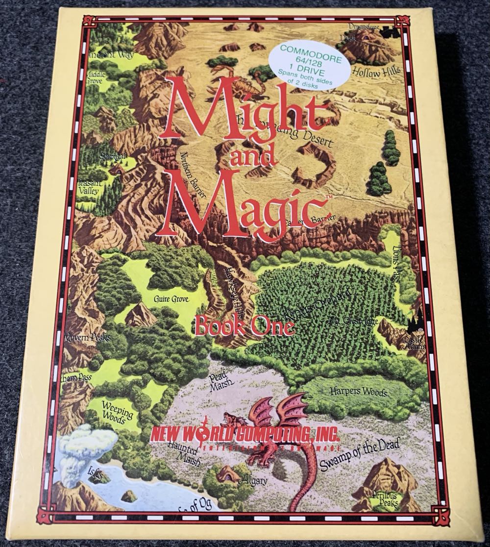 Might And Magic - Commodore 64 (New World Computing) video game collectible - Main Image 2