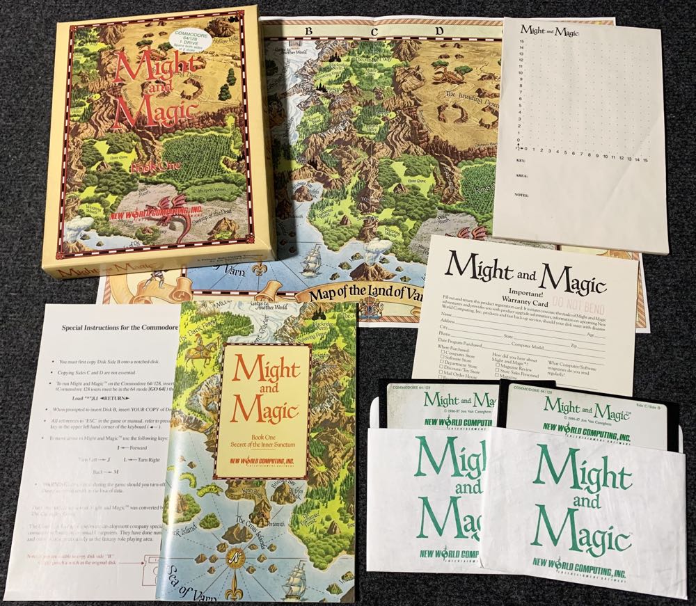 Might And Magic - Commodore 64 (New World Computing) video game collectible - Main Image 4