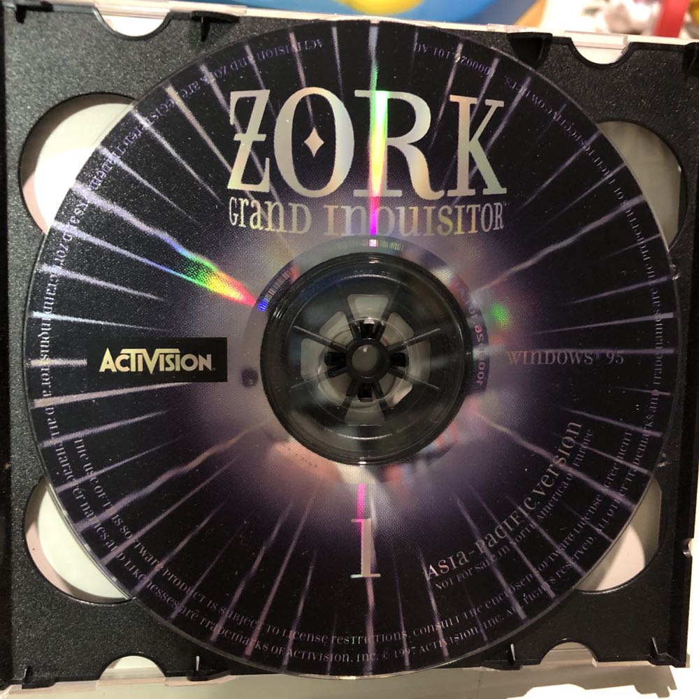 Zork Grand Inquisitor - PC (Activision - 1) video game collectible [Barcode 047875102262] - Main Image 3