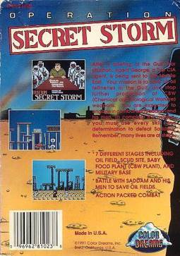 Operation Secret Storm - Nintendo Entertainment System (NES) video game collectible - Main Image 2