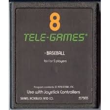 Tele-games Baseball - Atari 2600 video game collectible - Main Image 1