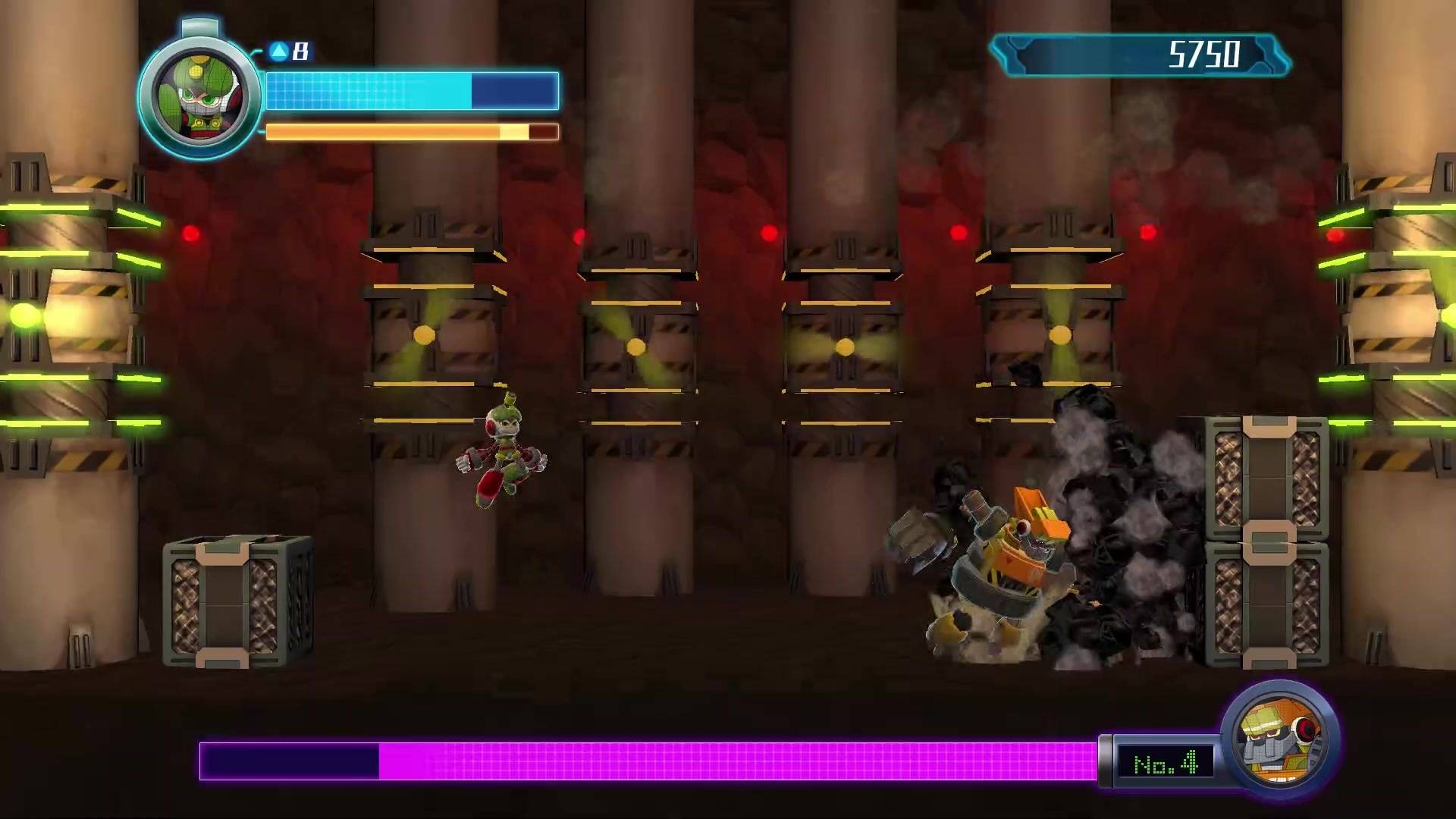 Mighty No. 9 - Sony PlayStation 4 (PS4) (Deep Silver - 1) video game collectible [Barcode 816819012659] - Main Image 4