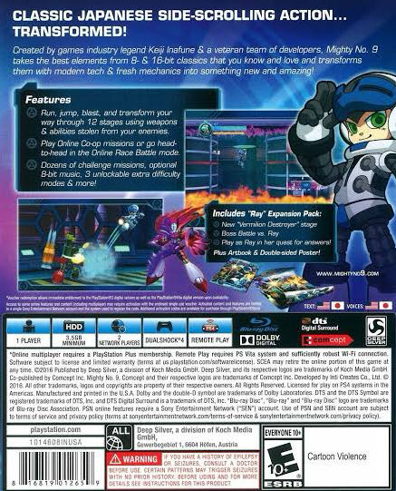 Mighty No. 9 - Sony PlayStation 4 (PS4) (Deep Silver - 1) video game collectible - Main Image 2
