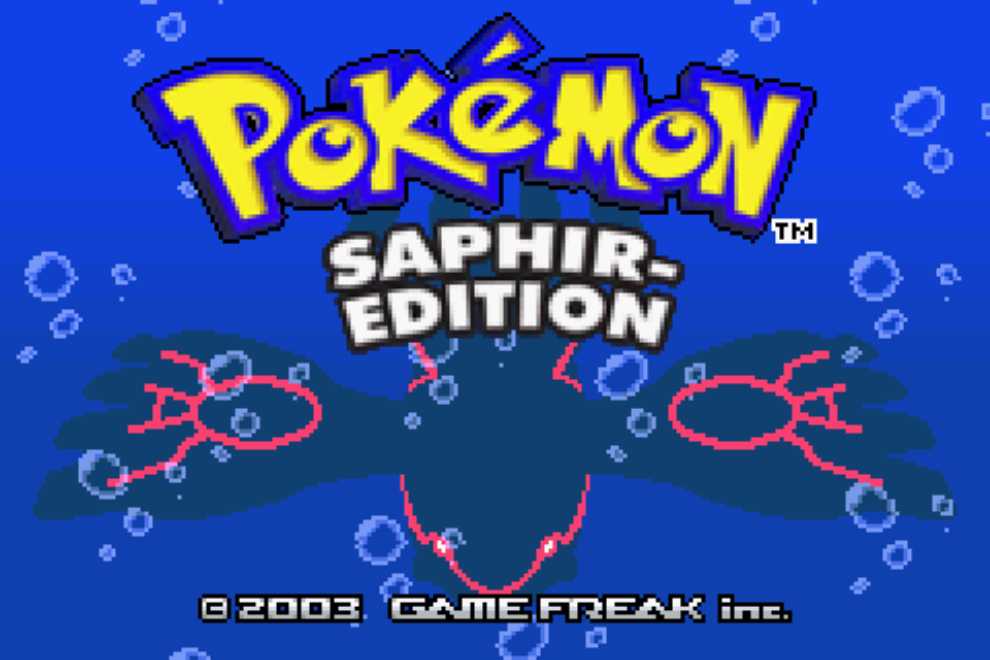 Pokémon Saphir Edition - Nintendo Game Boy Advance (GBA) video game collectible - Main Image 2