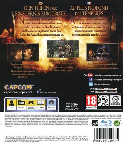 Dragon’s Dogma - Dark Arisen - Sony PlayStation 3 (PS3) video game collectible - Main Image 2