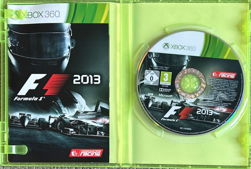 F1 2013 - Classic Edition (Slip Cover) - Microsoft Xbox 360 (Codemasters - 1-2) video game collectible [Barcode 5024866361445] - Main Image 4