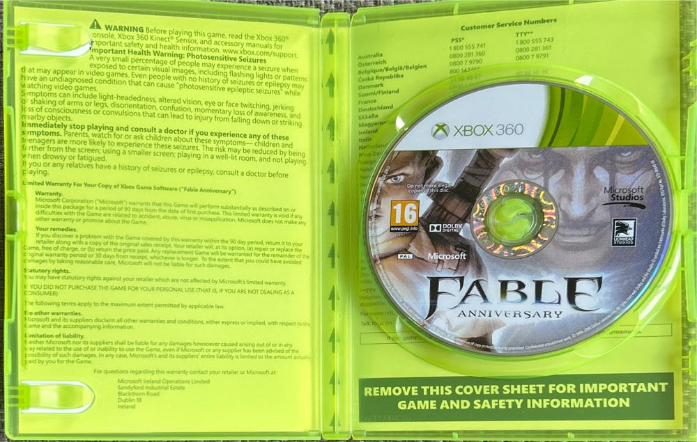 Fable Anniversary - Microsoft Xbox 360 (Microsoft Studios - 1) video game collectible [Barcode 885370664126] - Main Image 4
