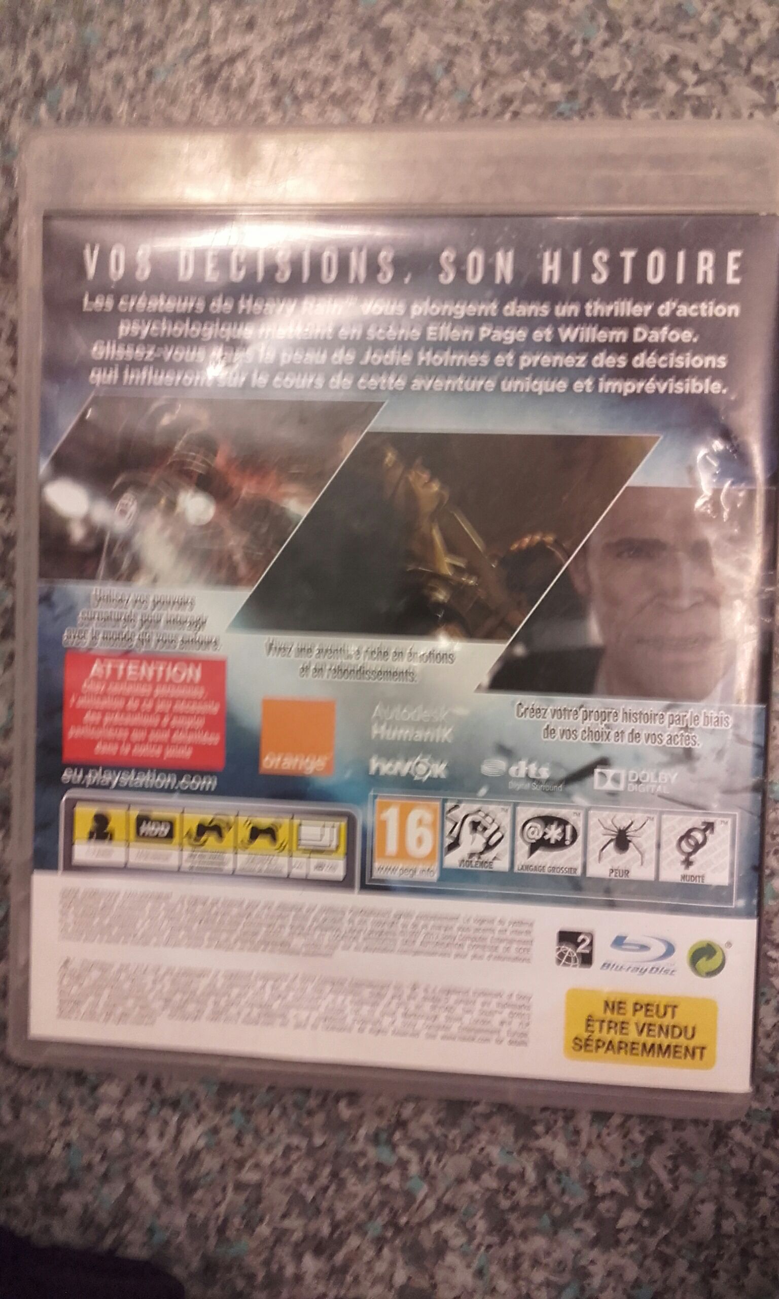 beyound two souls - Sony PlayStation 4 (PS4) video game collectible - Main Image 2