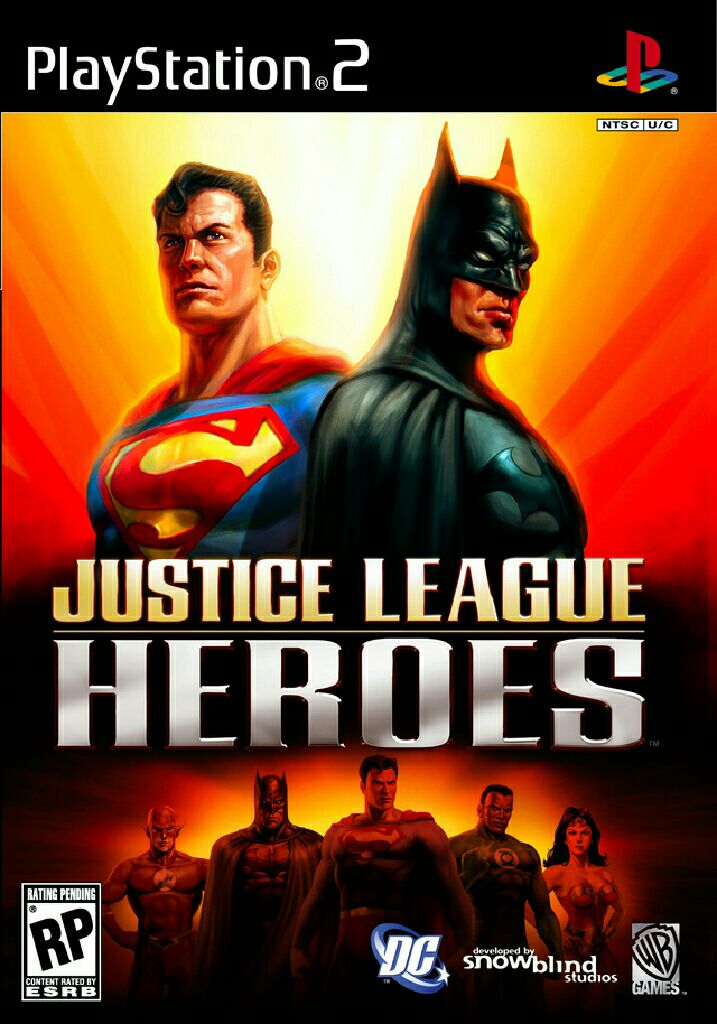 Justice League Heros - Sony PlayStation 2 (PS2) (WB Games) video game collectible - Main Image 1