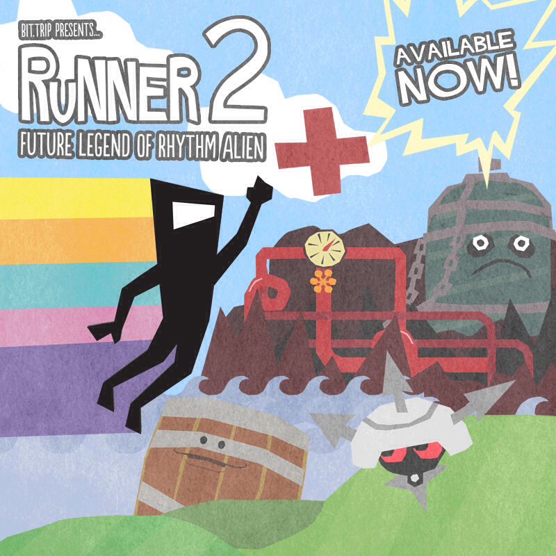 Runner 2: Future Legend of Rhythm Alien - Sony PlayStation 3 (PS3) video game collectible - Main Image 1