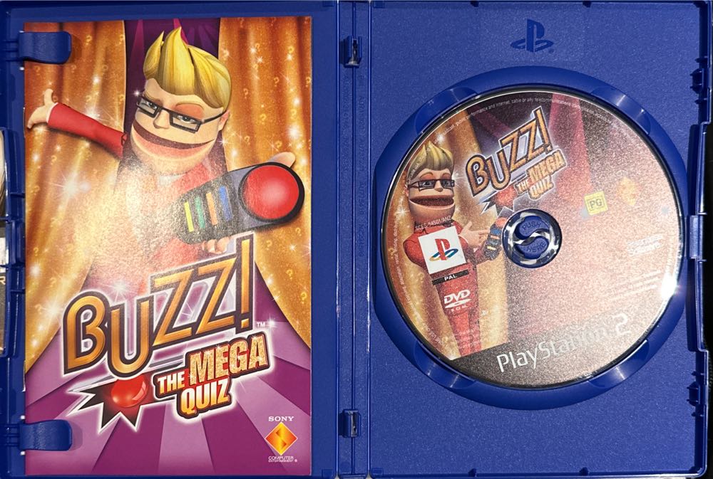 Buzz! The Mega Quiz - Sony PlayStation 2 (PS2) (Playstation - 1-8) video game collectible [Barcode 711719697688] - Main Image 3
