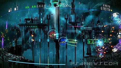 Resogun - Sony PlayStation 4 (PS4) video game collectible - Main Image 2