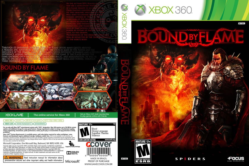 Bound By Flame - Microsoft Xbox One (Focus Home Interactive - 1) video game collectible [Barcode 854952003066] - Main Image 2