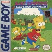 The Simpsons Escape From Camp Deadly - Nintendo Game Boy video game collectible - Main Image 1