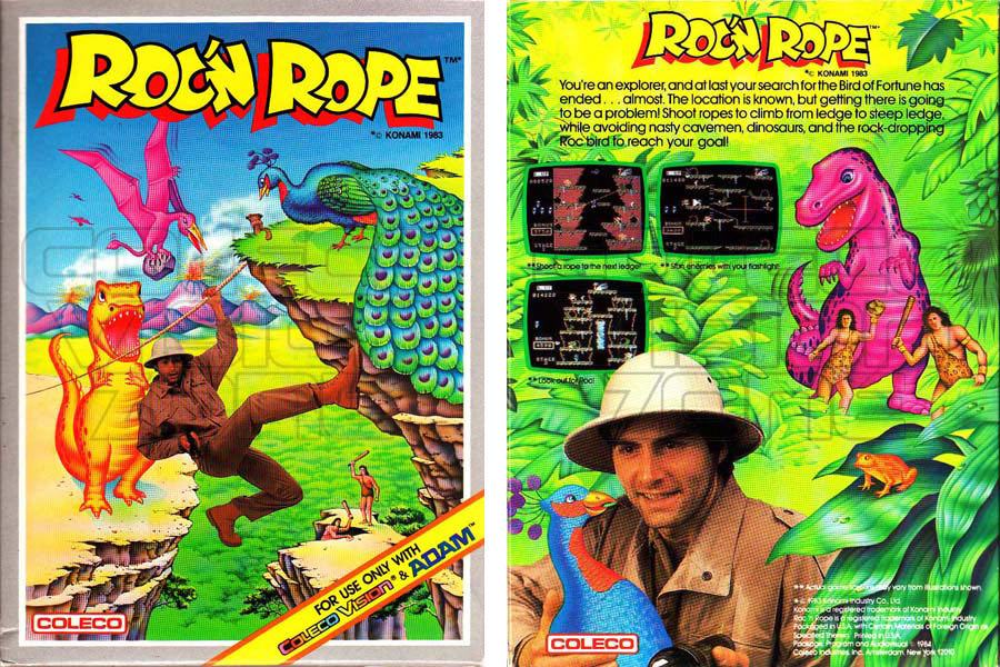 Roc ’N Rope - Colecovision (Coleco) video game collectible - Main Image 2