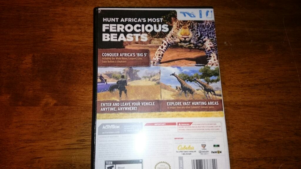 Cabelas African Adventures - Nintendo Wii (Activision) video game collectible - Main Image 2