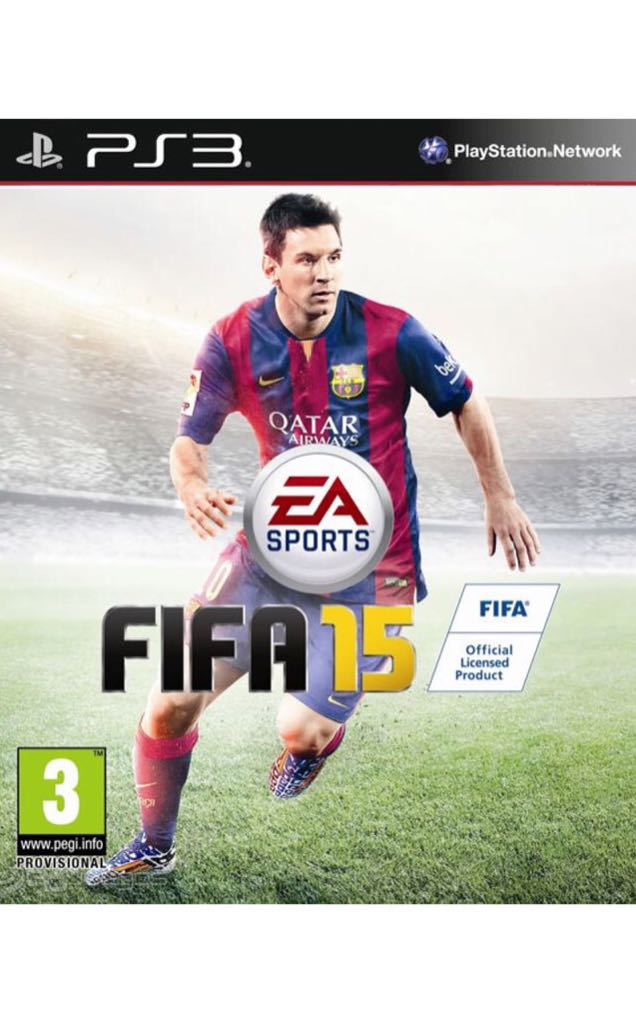 Fifa 15 - Sony PlayStation 3 (PS3) video game collectible [Barcode 014633368321] - Main Image 1