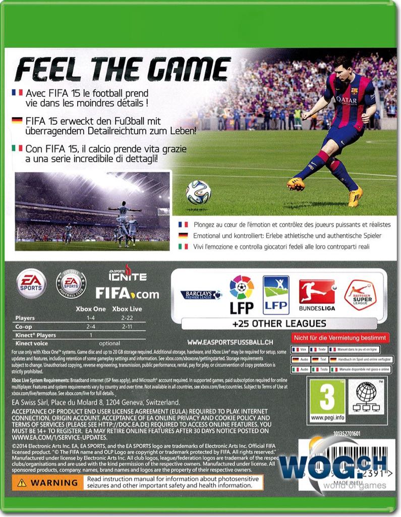 Fifa 15 - Microsoft Xbox One video game collectible - Main Image 2