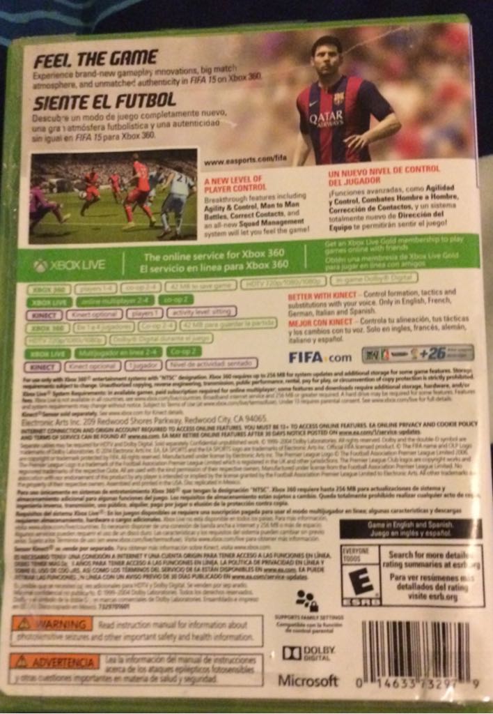 Fifa 15 - Microsoft Xbox 360 (Ea Sports - 4) video game collectible - Main Image 2