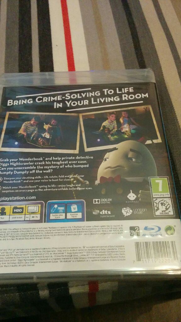 Wonderbook: Diggs Nightcrawler - Sony PlayStation 3 (PS3) (1) video game collectible [Barcode 711719222064] - Main Image 2