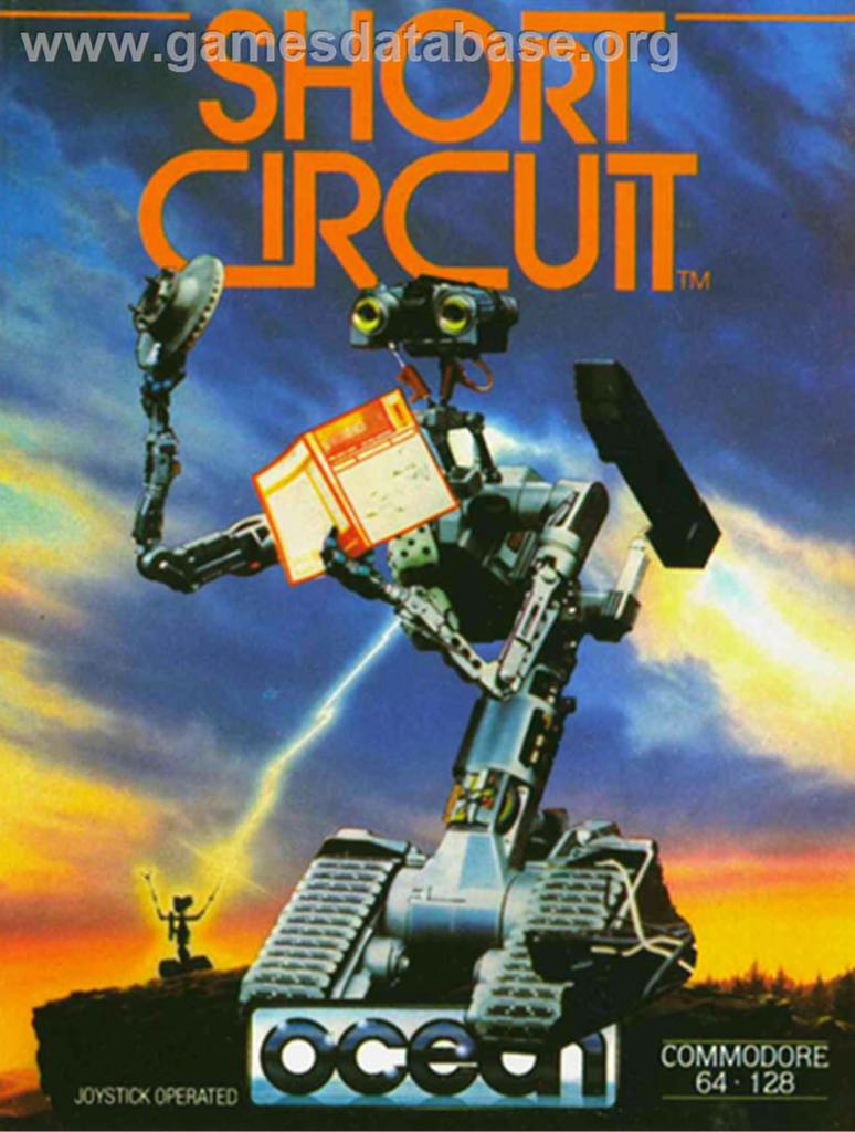 Short Circuit - Commodore 64 video game collectible - Main Image 1