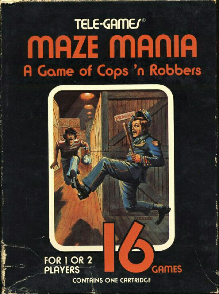 Maze Mania - Atari 2600 (Atari) video game collectible - Main Image 1