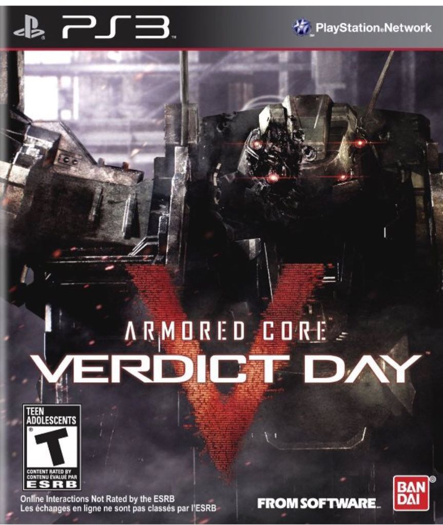 Armored Core: Verdict Day - Sony PlayStation Network (PSN) video game collectible - Main Image 1