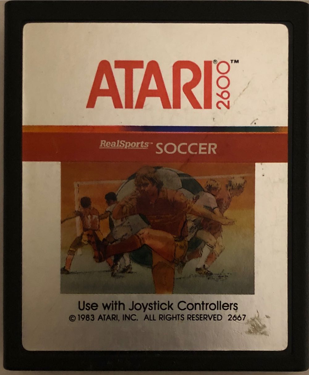 RealSports Soccer - Atari 2600 (Atari - 2) video game collectible - Main Image 3