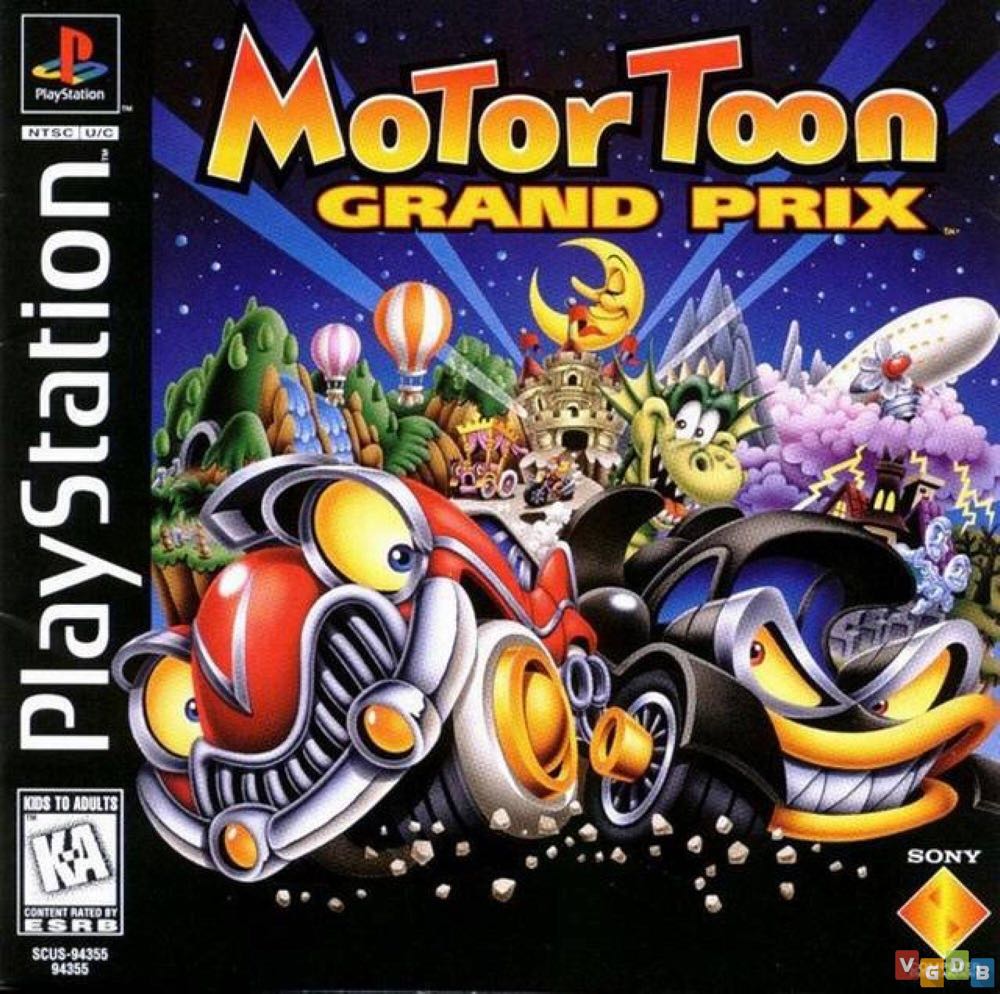 Motortoon Grand Prix - Sony PlayStation (Sony Computer Entertainment - 2) video game collectible - Main Image 4