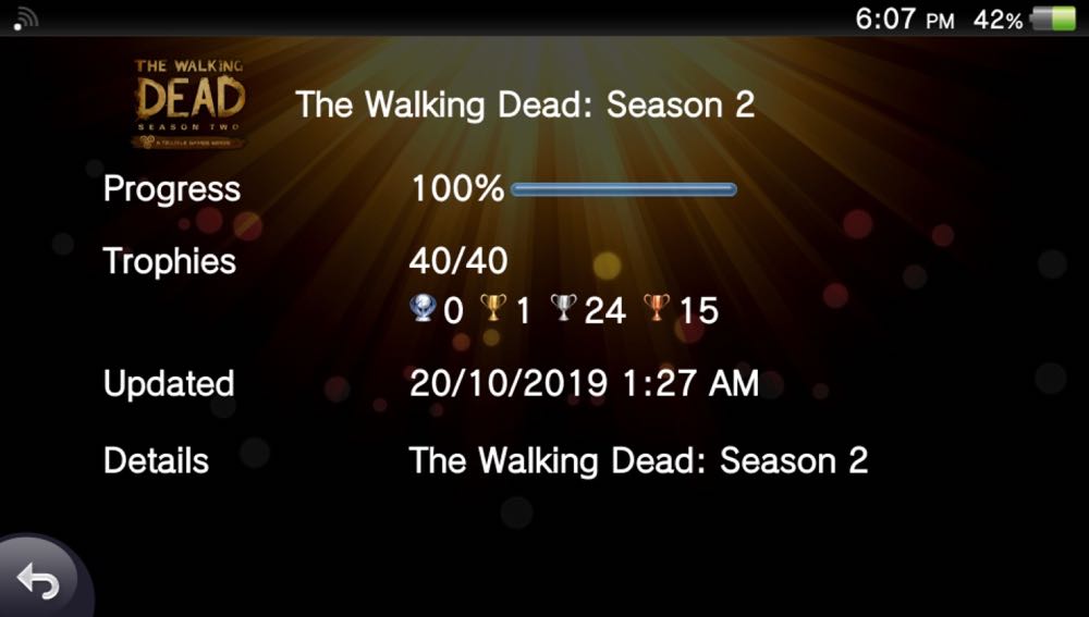 The Walking Dead 2: Season Two - Sony PlayStation Vita (PS Vita) (Telltale Games - 1) video game collectible [Barcode 711719051435] - Main Image 3