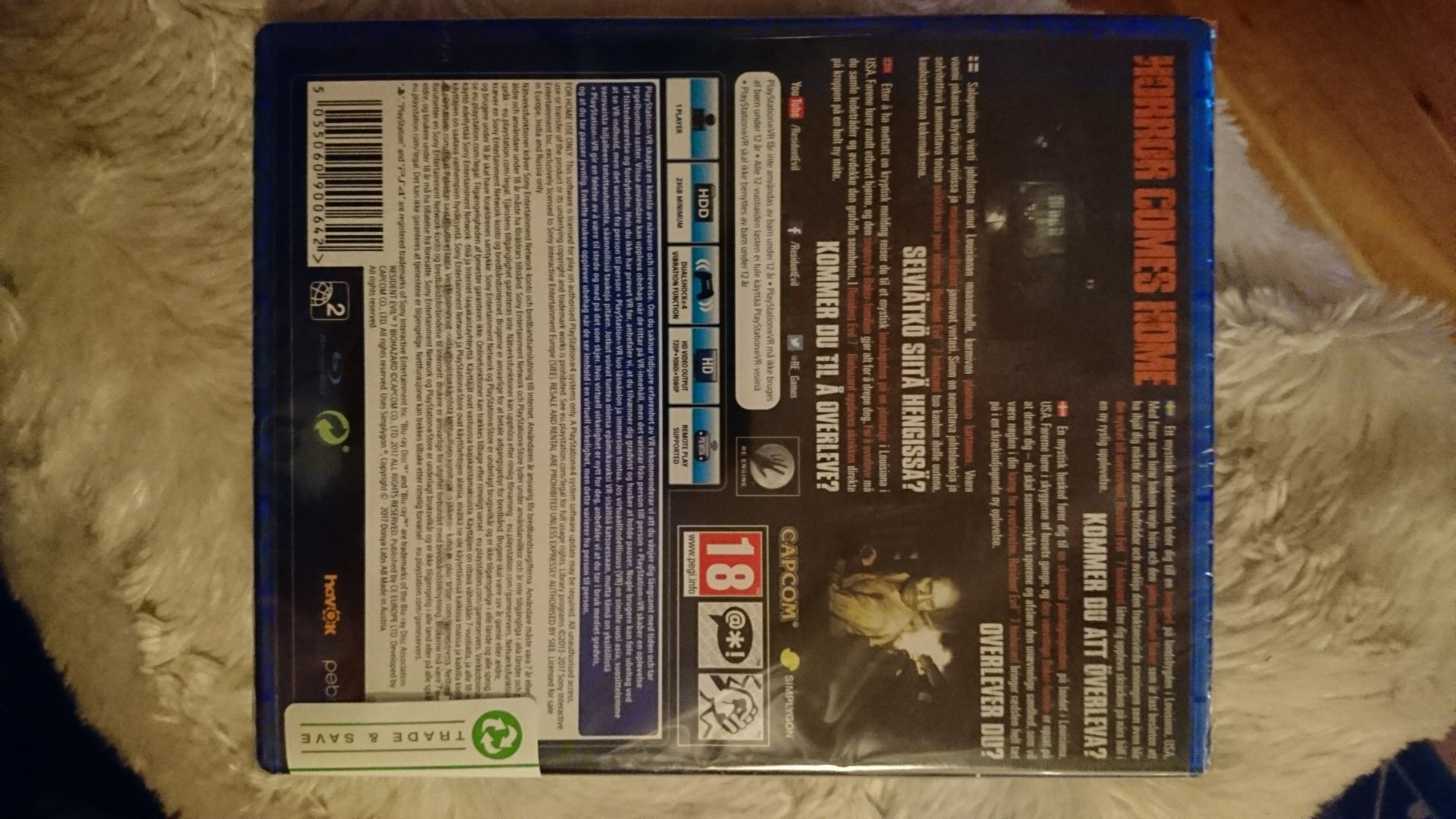 Resident Evil 7 - Sony PlayStation 4 (PS4) (Boite Et Notice - 1) video game collectible [Barcode 5055060900642] - Main Image 2