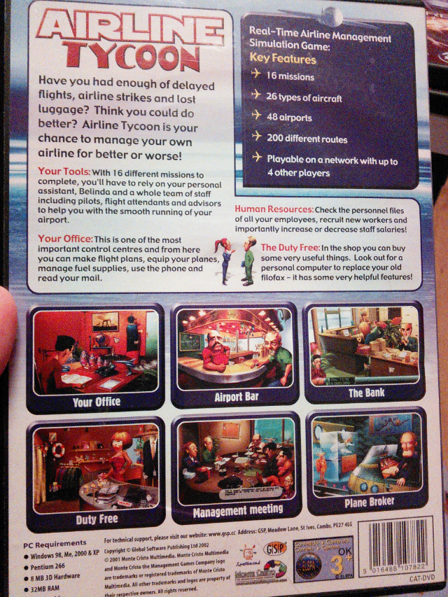 Airline Tycoon - PC video game collectible - Main Image 2