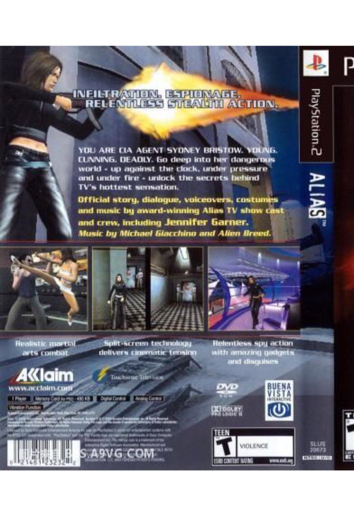 Alias - Sony PlayStation 2 (PS2) (Acclaim Entertainment - 1) video game collectible - Main Image 2