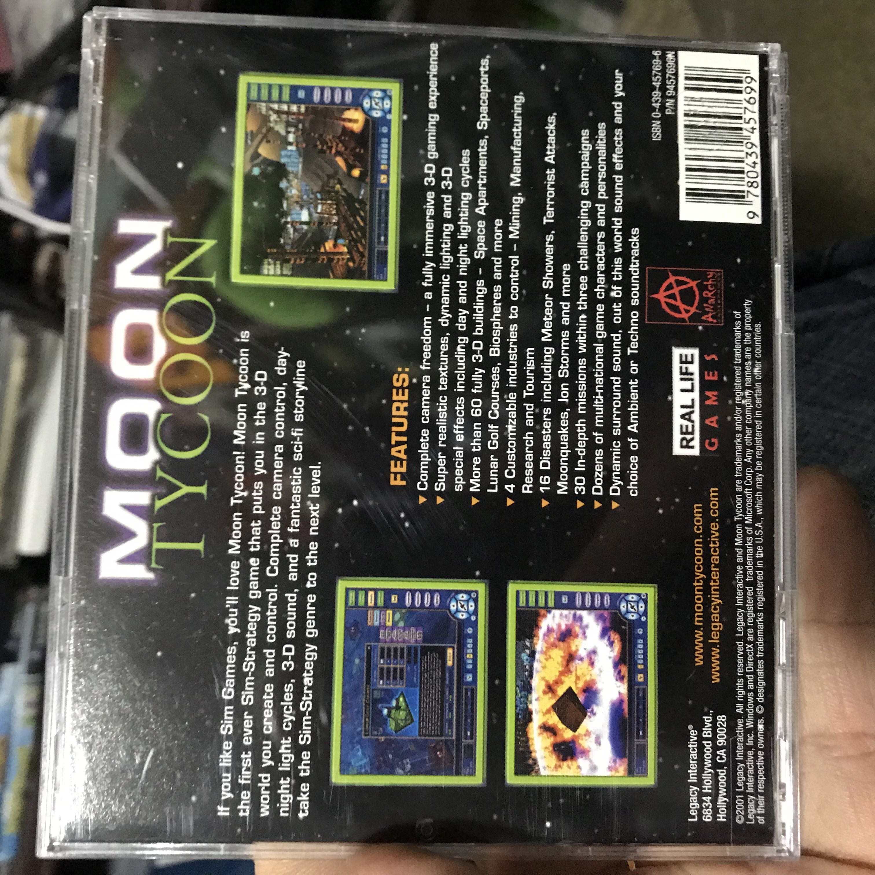 Moon Tycoon - PC video game collectible [Barcode 9780439457699] - Main Image 2