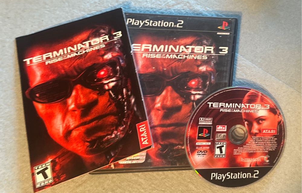 Terminator 3 Rise of the Machines - Sony PlayStation 2 (PS2) (Atari - 1) video game collectible [Barcode 742725248427] - Main Image 3