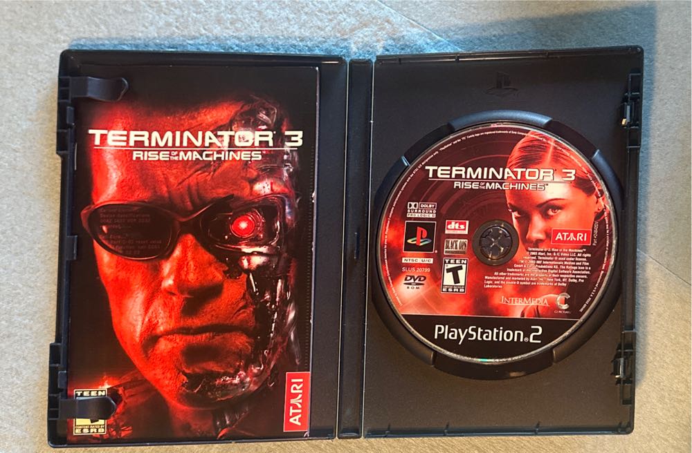 Terminator 3 Rise of the Machines - Sony PlayStation 2 (PS2) (Atari - 1) video game collectible [Barcode 742725248427] - Main Image 4