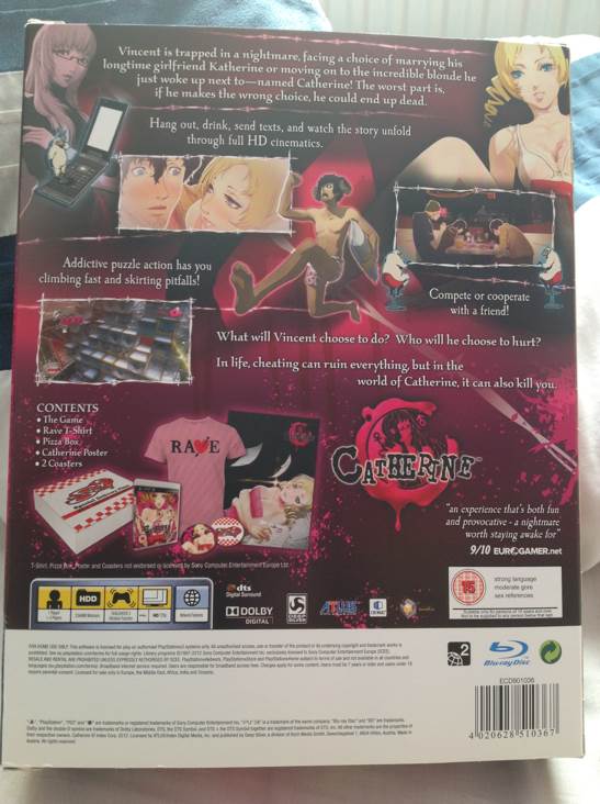 Catherine (Stray Sheep Edition) - Sony PlayStation 3 (PS3) (Atlus - 1) video game collectible [Barcode 4020628510367] - Main Image 2