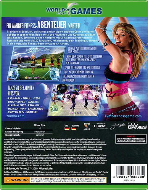 Zumba Fitness World Party - Microsoft Xbox One (Majesco Entertainment - 2) video game collectible [Barcode 096427018087] - Main Image 2
