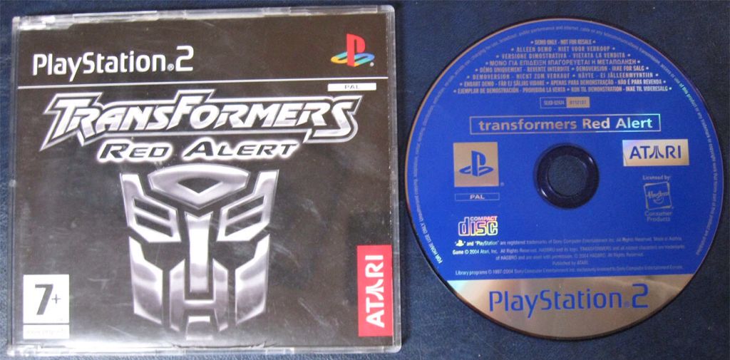 Transformers Red Alert - Sony PlayStation 2 (PS2) (Atari) video game collectible - Main Image 1