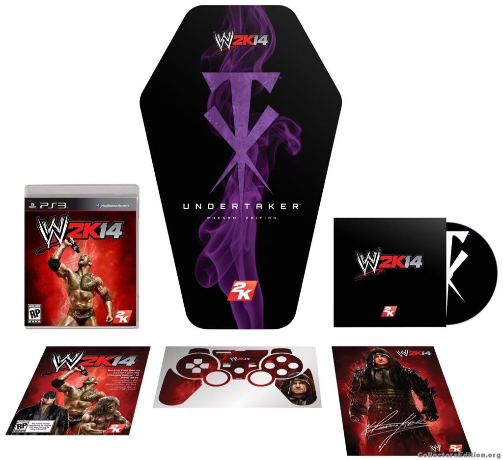 WWE 2K14 Phenom Edition - Sony PlayStation 3 (PS3) (2K) video game collectible - Main Image 2