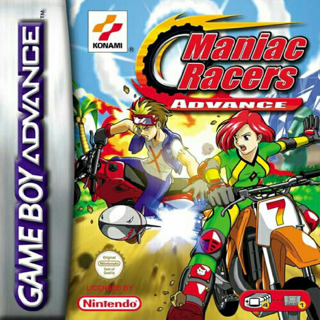 Maniac Racers Advance - Nintendo Game Boy Advance (GBA) (Konami) video game collectible - Main Image 1