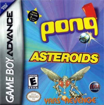 Asteroids/pong/yar’s Revenge  video game collectible - Main Image 1
