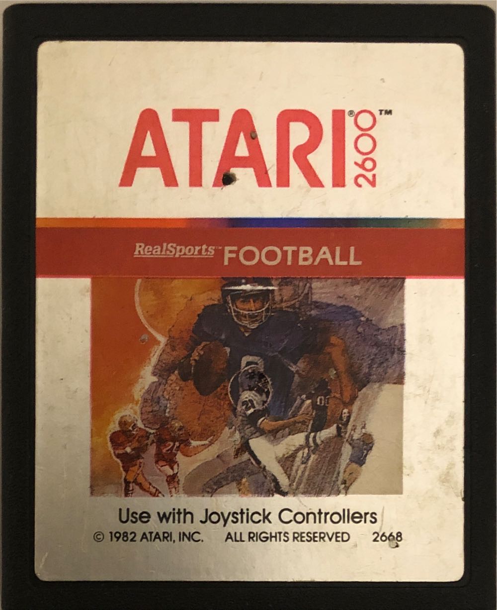 RealSports Football - Atari 2600 (Atari Inc. - 1-2) video game collectible - Main Image 3
